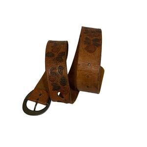 Abercrombie & Fitch Brown Floral Belt